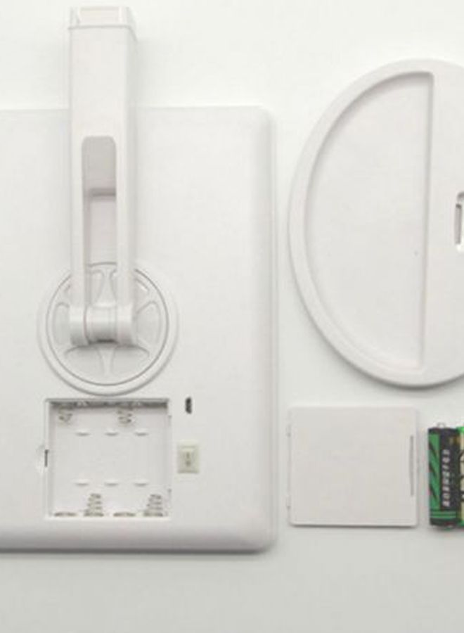 مرآة مستحضرات تجميل LED لأسطح المكاتب بشاشة لمس أبيض - Image 2