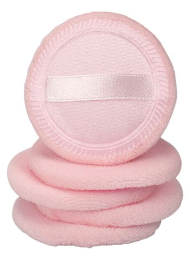 5-Piece Makeup Powder Puff Pad Set Pink - Image 1