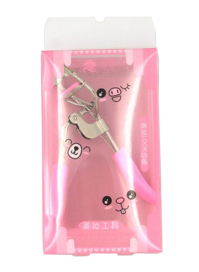 Portable Eye Lash Curler Pink/Silver - Image 2