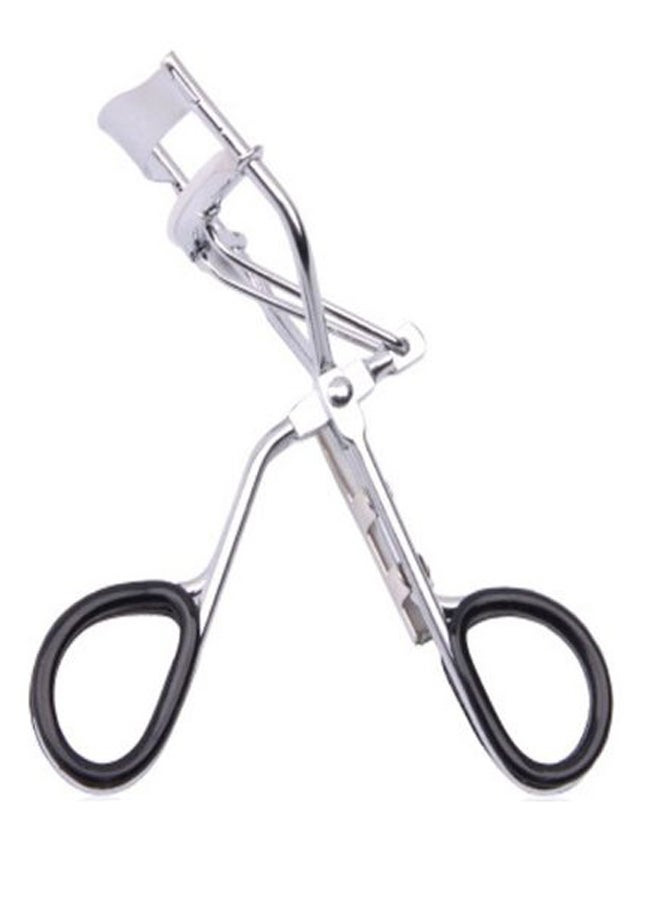 Mini Portable Eye Lash Curler Silver/Black - Image 1