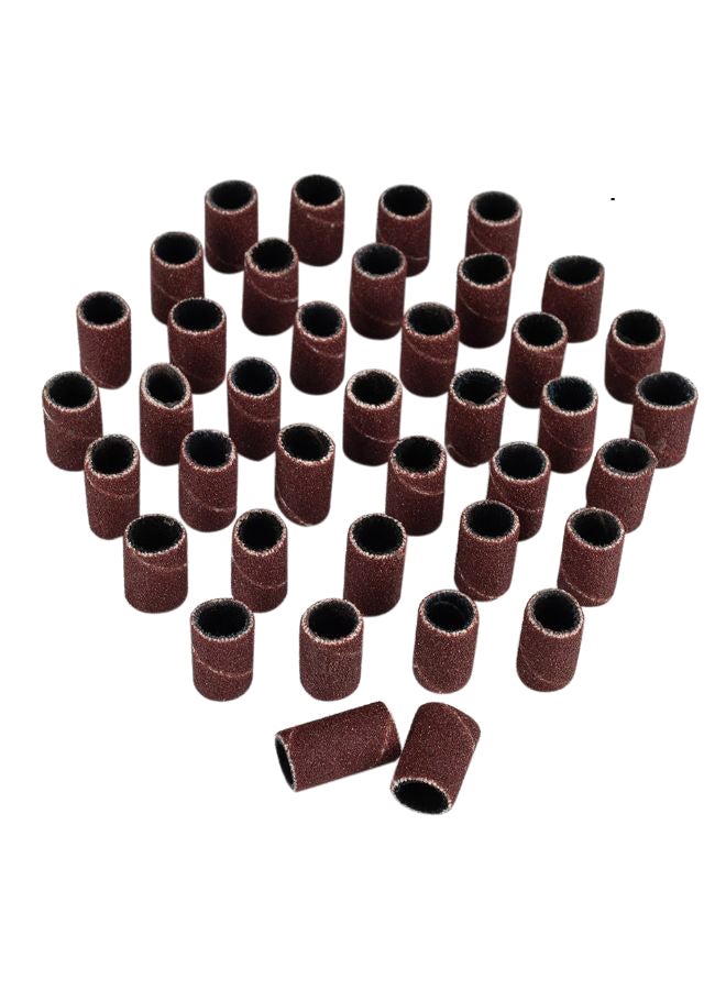 Generic 100-Piece Nail File Replacement Sanding Band Bit Set Brown - Image 1