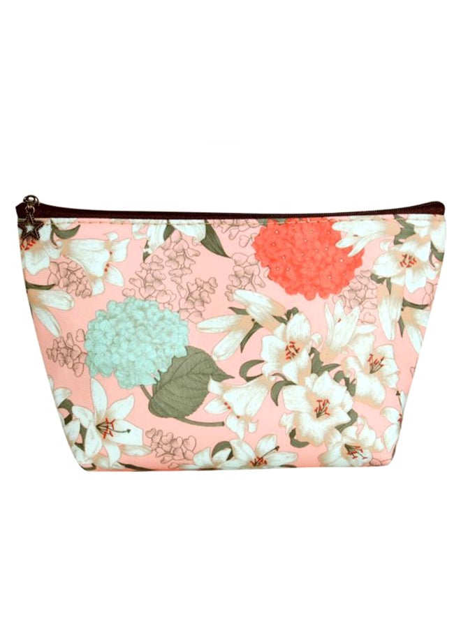 Generic Flower Print Brief Makeup Bag Multicolour - Image 1
