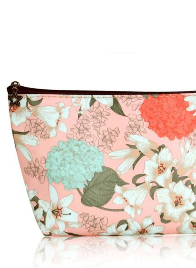 Generic Flower Print Brief Makeup Bag Multicolour - Image 2