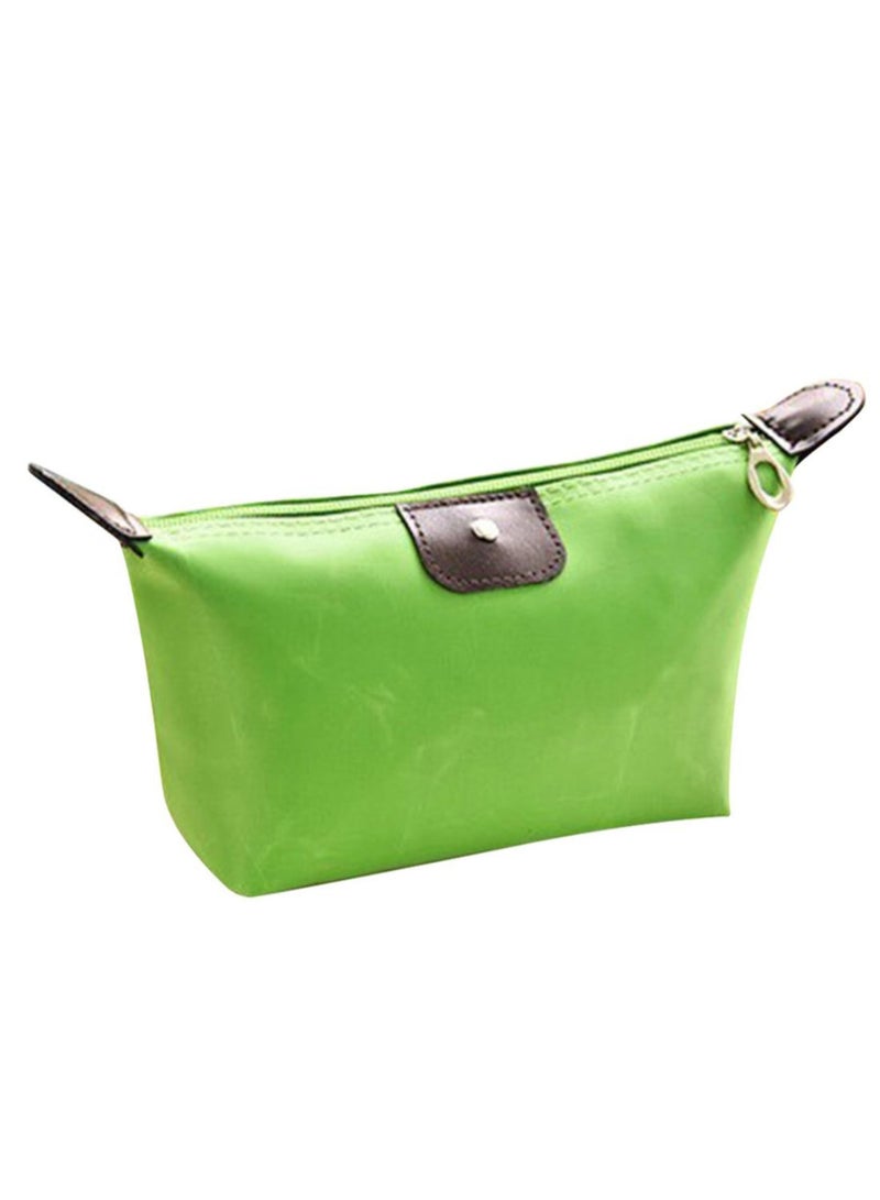 TMISHION Portable Travel Makeup Zipper Bag Green - Image 1