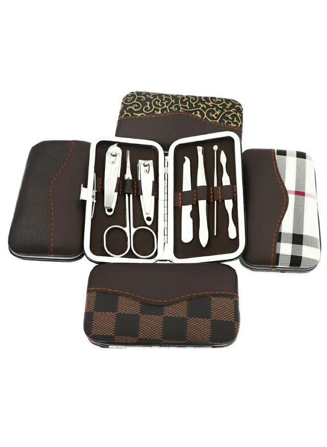 7-Piece Portable Travel Nail Clipper Set With Carry Case Silver - Image 1