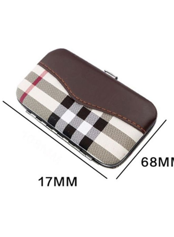 7-Piece Portable Travel Nail Clipper Set With Carry Case Silver - Image 2