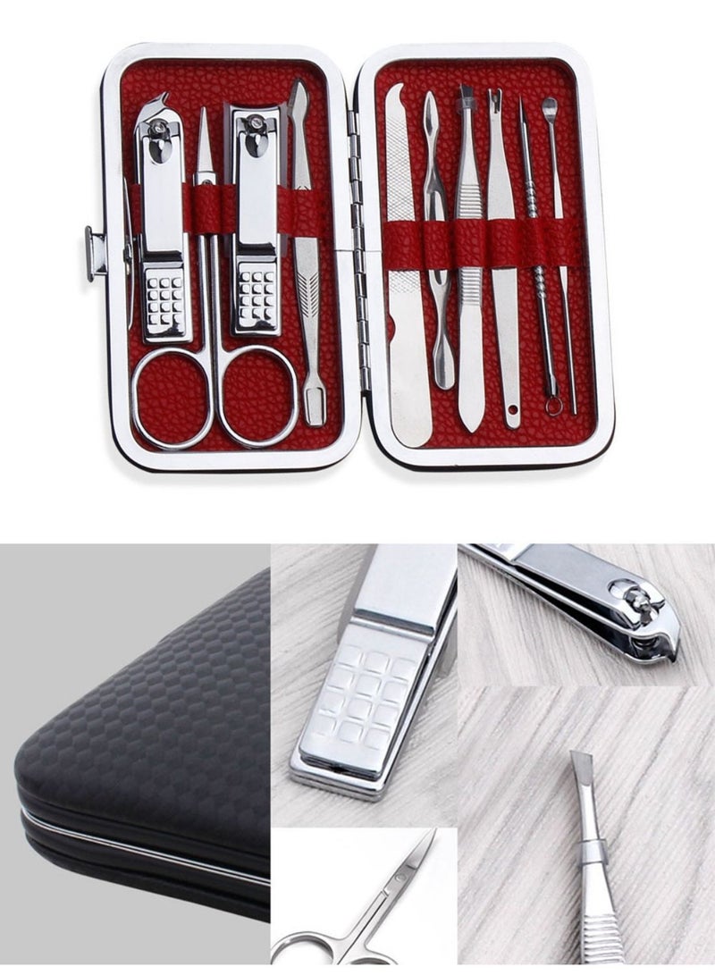 Generic 10-Piece Nail Clipper Set With Carry Case Silver  - Image 2