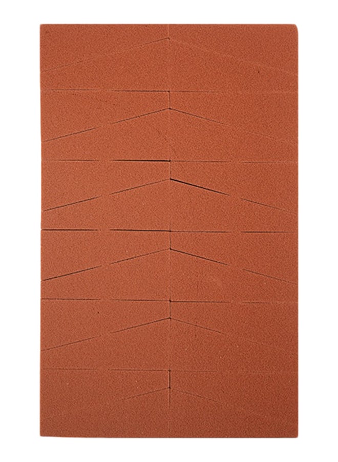 Generic 24-Piece Dry And Wet Dual Purpose Cosmetic Sponge Set Brown - Image 1