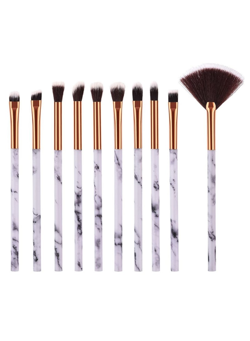 start makers 10-Piece Portable Makeup Brush Set Multicolour - Image 1