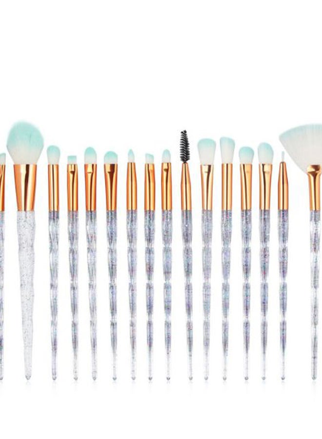 20-Piece Hair Makeup Brush Set Multicolour - Image 2