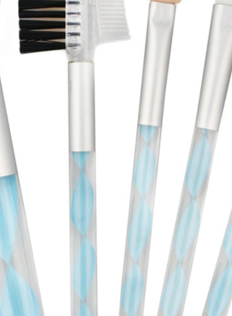 5-Piece Portable Makeup Brush Set Multicolour - Image 2