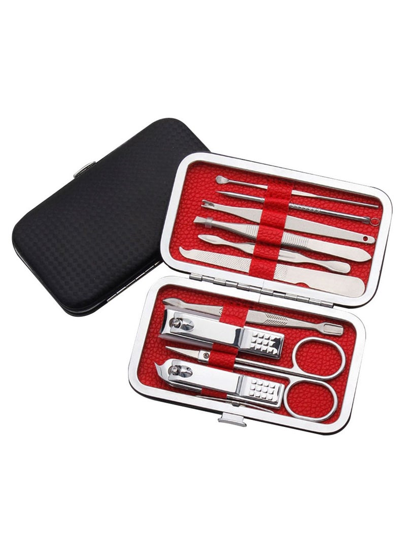 10-Piece Manicure And Pedicure Nail Tool Kit With Storage Box Multicolour - Image 1
