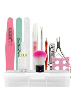 Generic 12-Piece Manicure Pedicure Set Multicolour  - Image 1