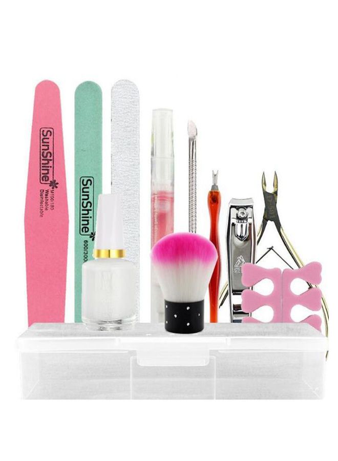 Generic 12-Piece Manicure Pedicure Set Multicolour  - Image 1
