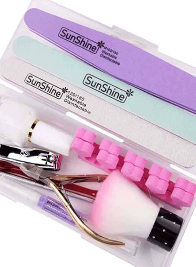 Generic 12-Piece Manicure Pedicure Set Multicolour  - Image 2