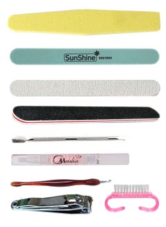 Generic 9-Piece Manicure Pedicure Set Multicolour  - Image 1