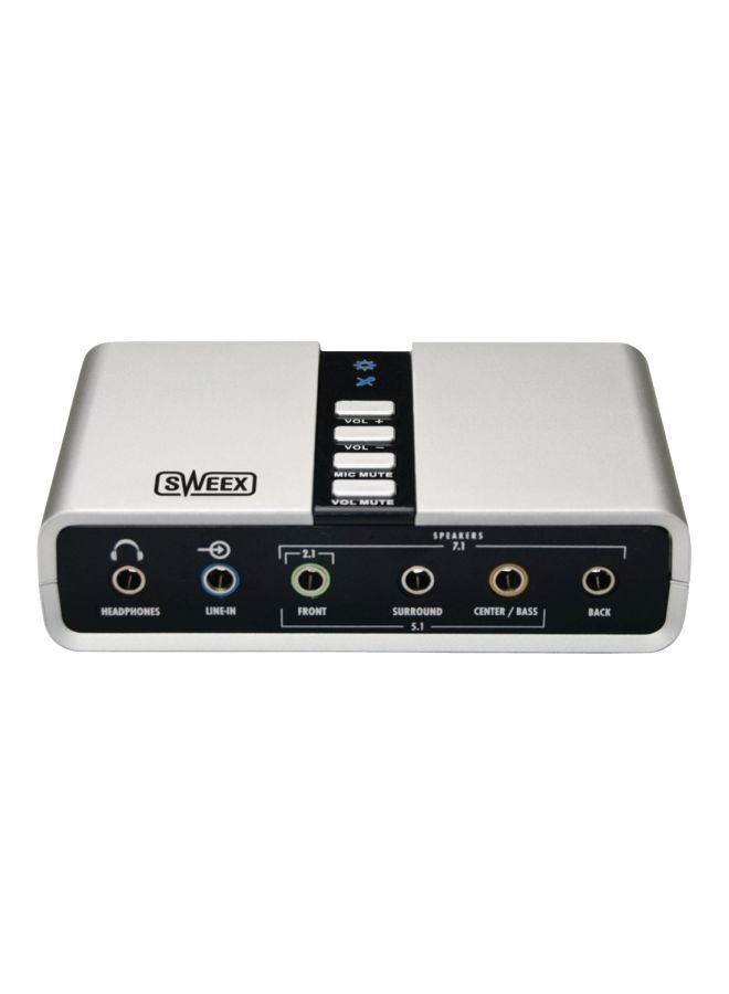Sweex - Sound Card Adapter Black/Silver - Image 1