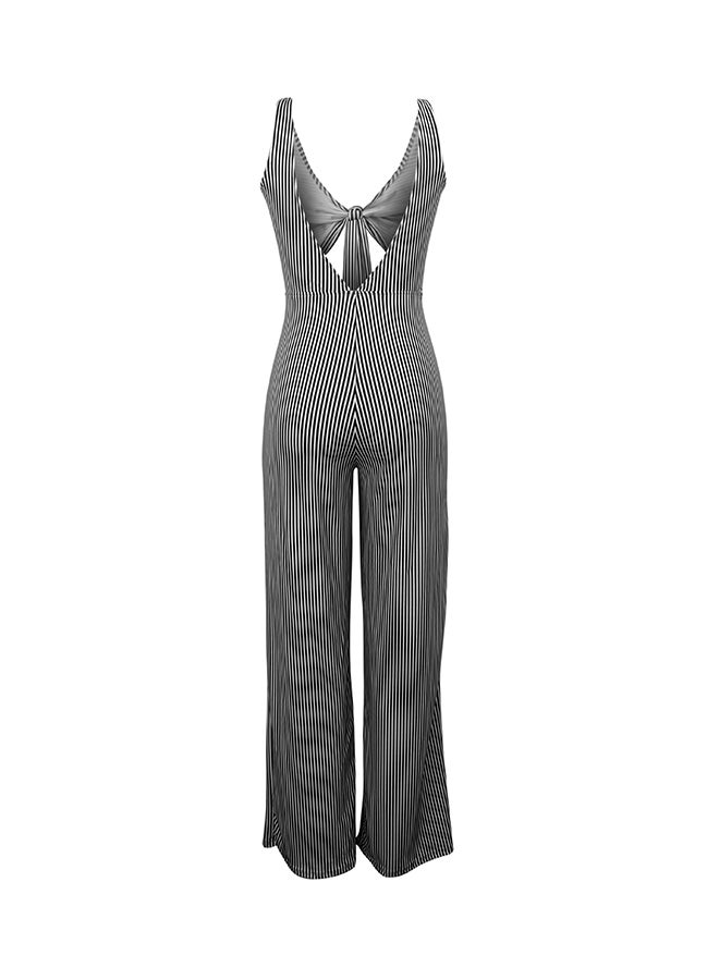 Fashion Dynamic Striped Suit Black  - Image 3
