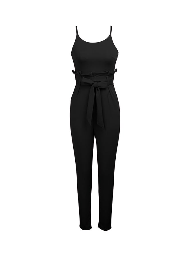Fashion Classic Slim Jumpsuit Black  - Image 1
