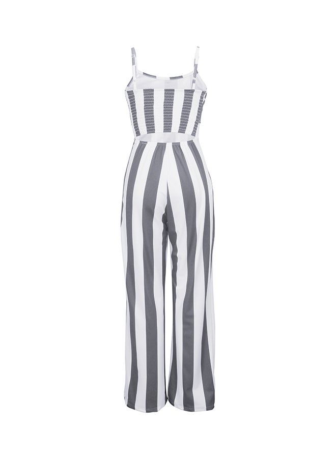 Striped Jumpsuit Black/White  - Image 3