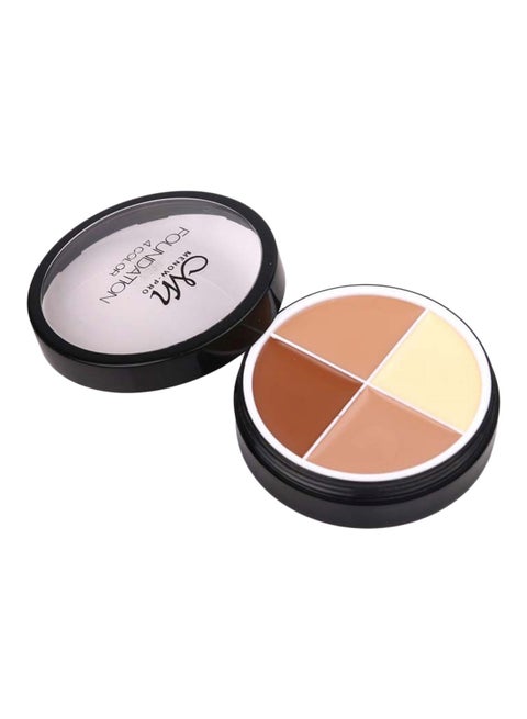 4-Colour Foundation Concealer Palette 4