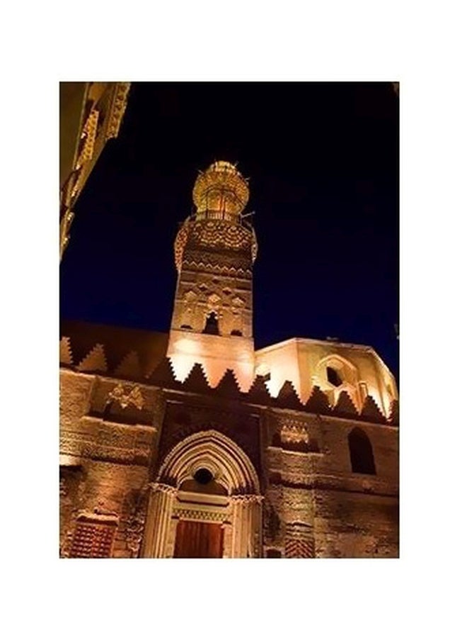 بوستر حائط للتزيين بني/أسود 24x18سم