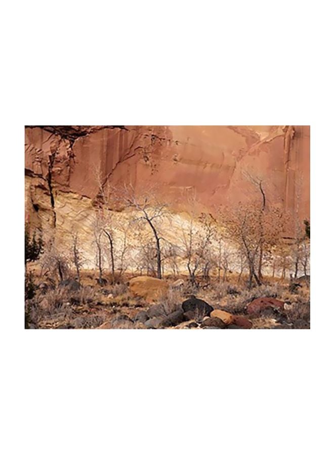 PHOTOBLOCK Decorative Wall Poster Brown 31x45cm