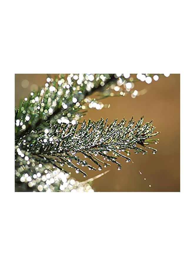 Decorative Wall Poster Brown/Black 18x24cm