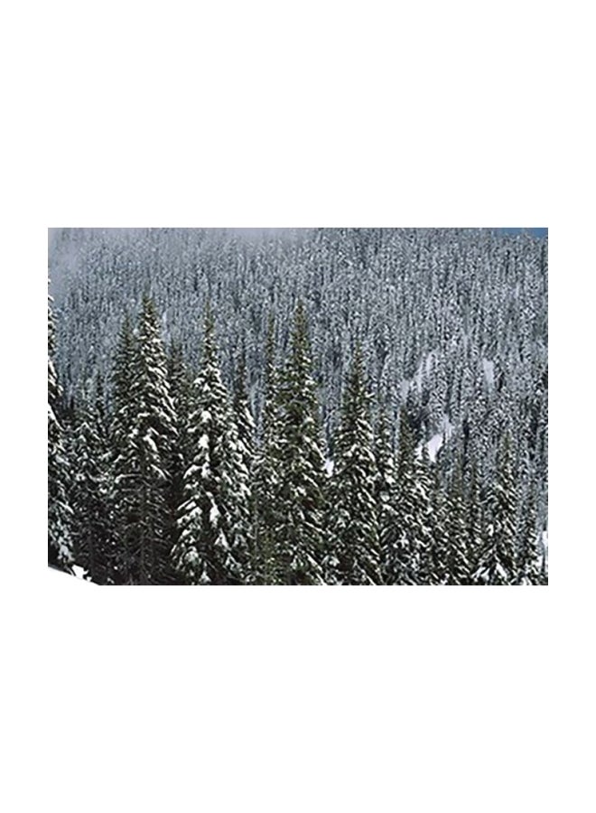 بوستر حائط للتزيين أبيض/ أسود 31x45سم