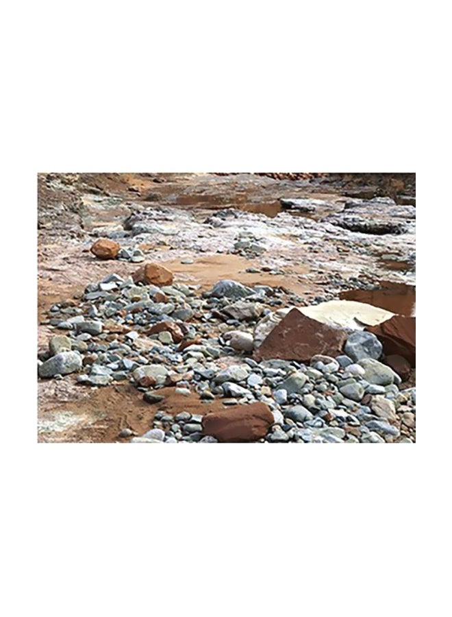 بوستر حائط للتزيين بيج / رمادي 24x34سم