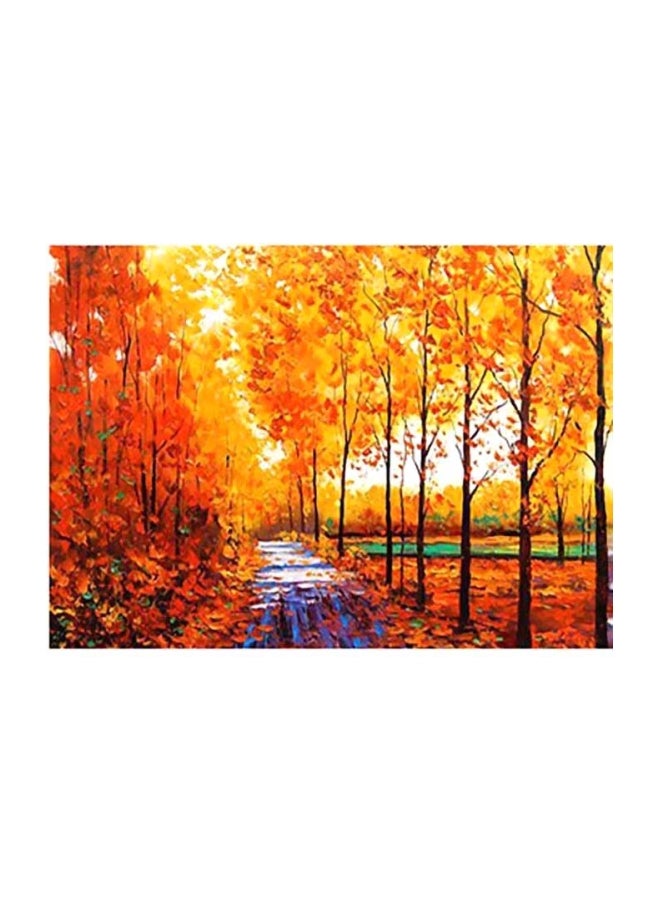 بوستر حائط للتزيين أصفر/أحمر/أبيض 18x24سم