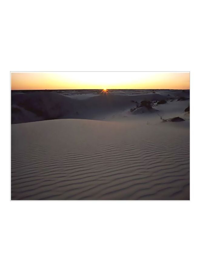 PHOTOBLOCK Decorative Wall Poster Black/Grey/Orange 18x24cm