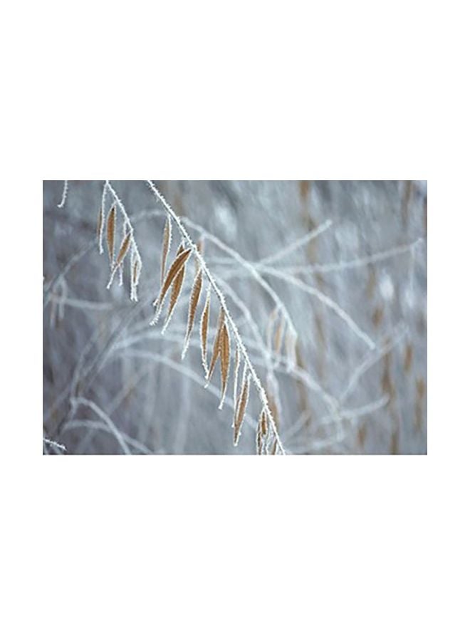 فوتو بلوك بوستر حائط للتزيين رمادي/أبيض/أخضر 40x60سم