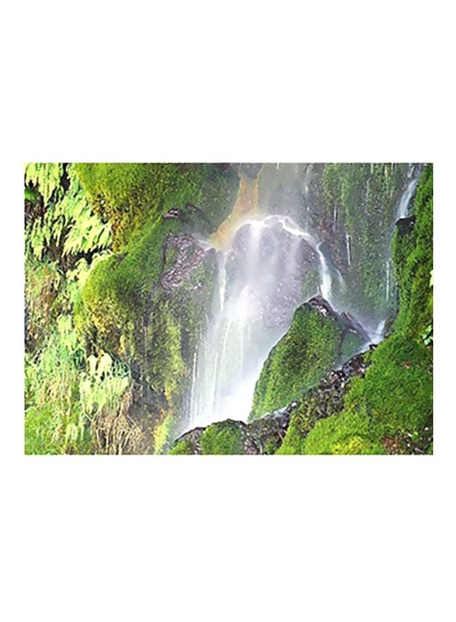 بوستر حائط للتزيين أخضر/أبيض 31x45سم