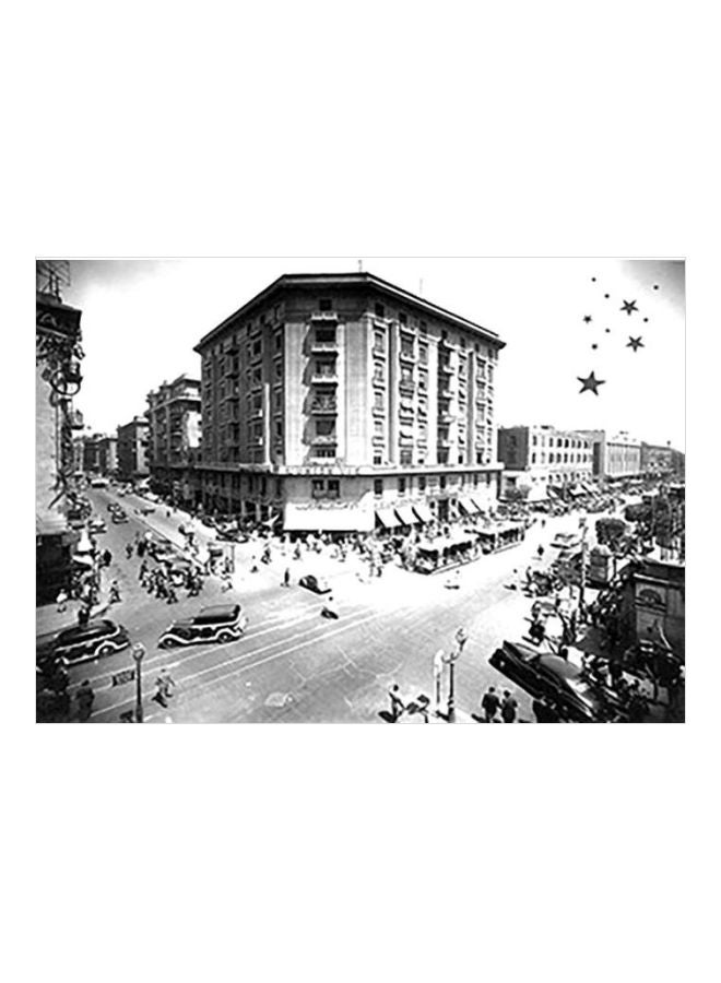 بوستر حائط للتزيين أسود/ أبيض 24x34سم