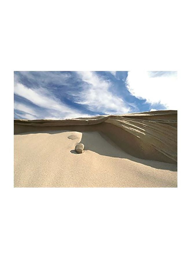 فوتو بلوك بوستر حائط للتزيين أزرق / بيج 40X60سم