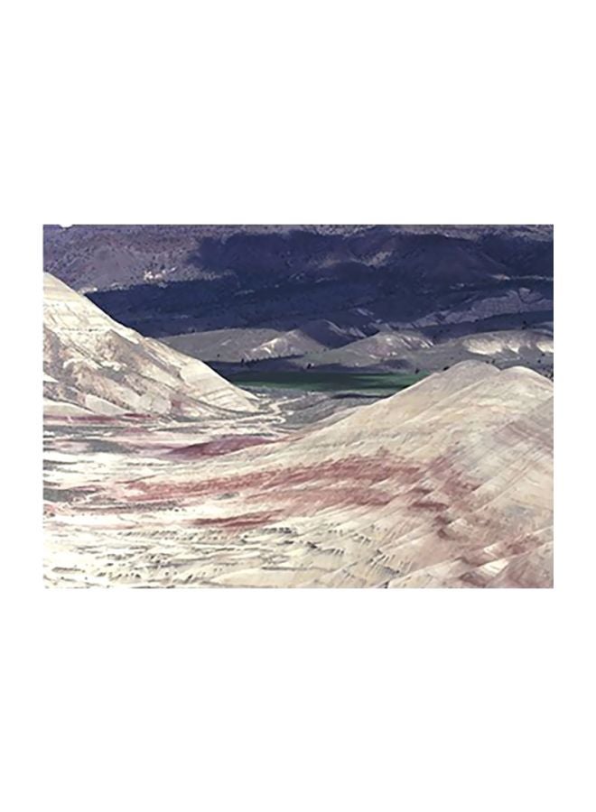 بوستر حائط للتزيين أزرق/ أبيض 31X45سم