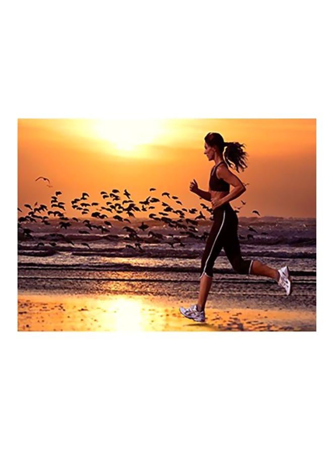 بوستر حائط للتزيين برتقالي/أسود/بني 24x34سم