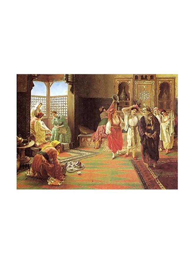 بوستر حائط للتزيين بني/بيج/أبيض 40x60سم