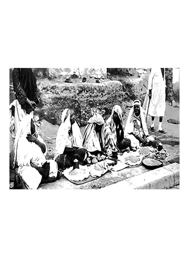 بوستر حائط للتزيين أسود/ أبيض 18x24سم