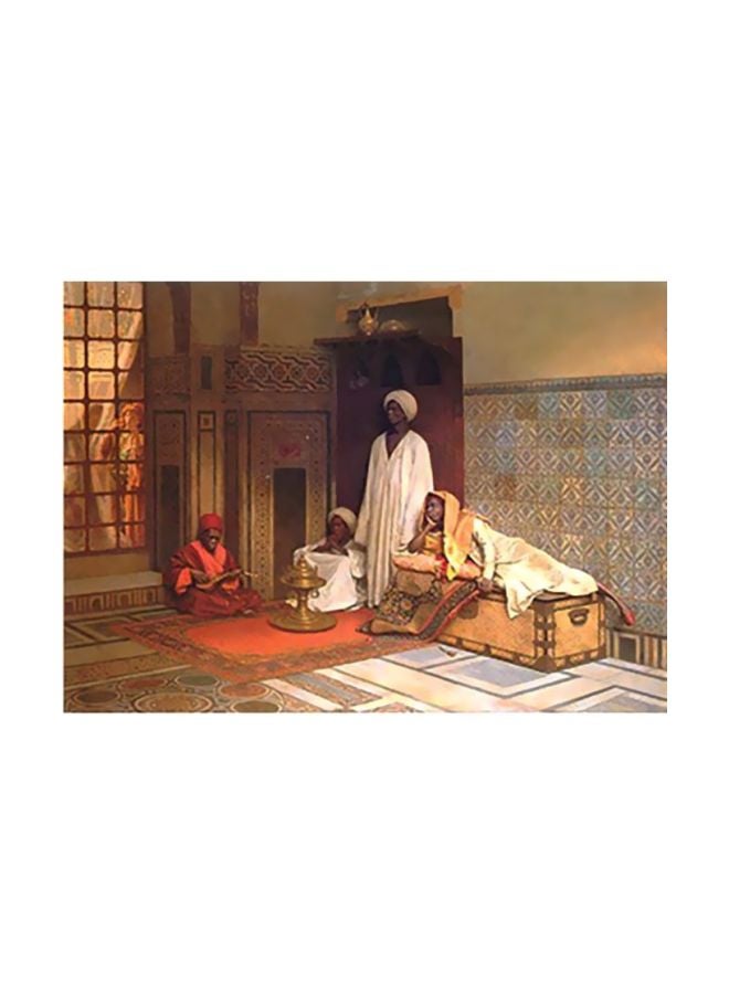 ملصقات جدارية للزينة بيج/ أبيض/ برتقالي 40x60سم