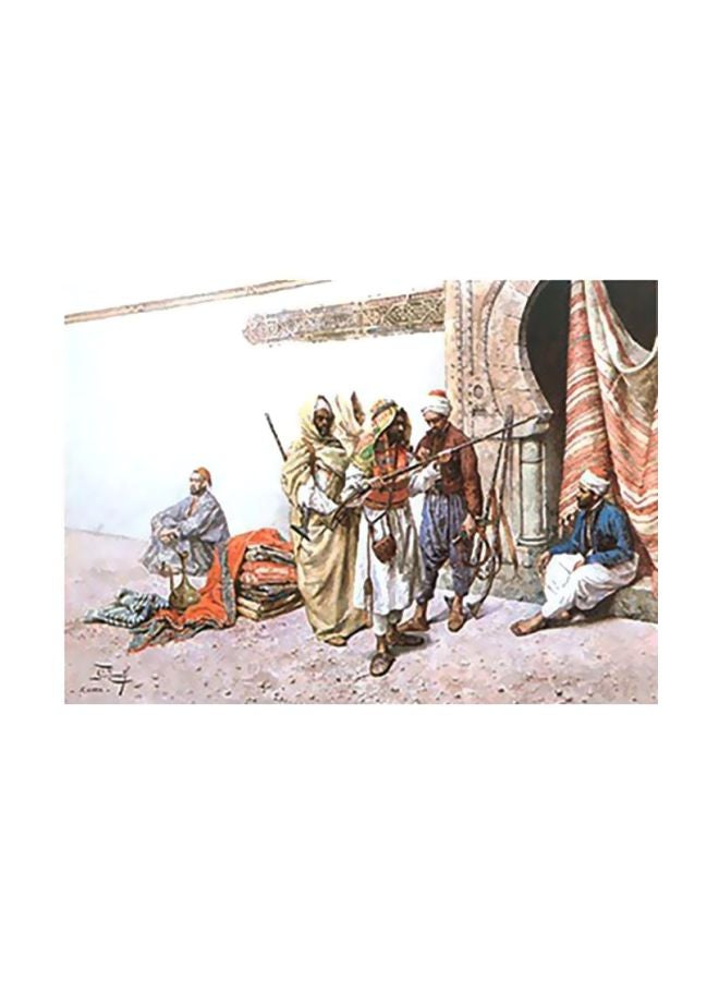 PHOTOBLOCK Decorative Wall Posters Beige/White/Blue 31x45cm