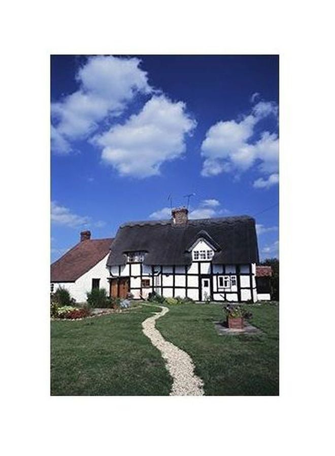 فوتو بلوك بوستر جداري للتزيين مع إطار متعدد الألوان 60x40سم