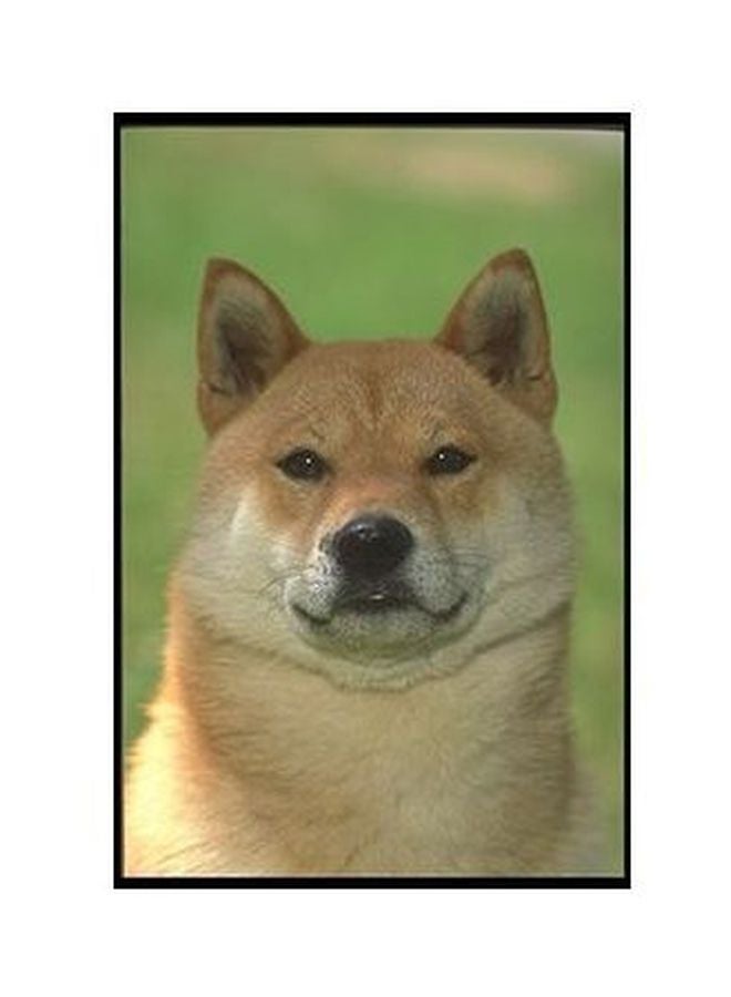 بوستر حائط للتزيين أخضر/بني/أسود 45x31سم