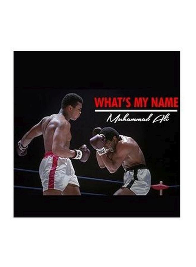 Decorative Wall Poster Black/White/Red 15x15cm