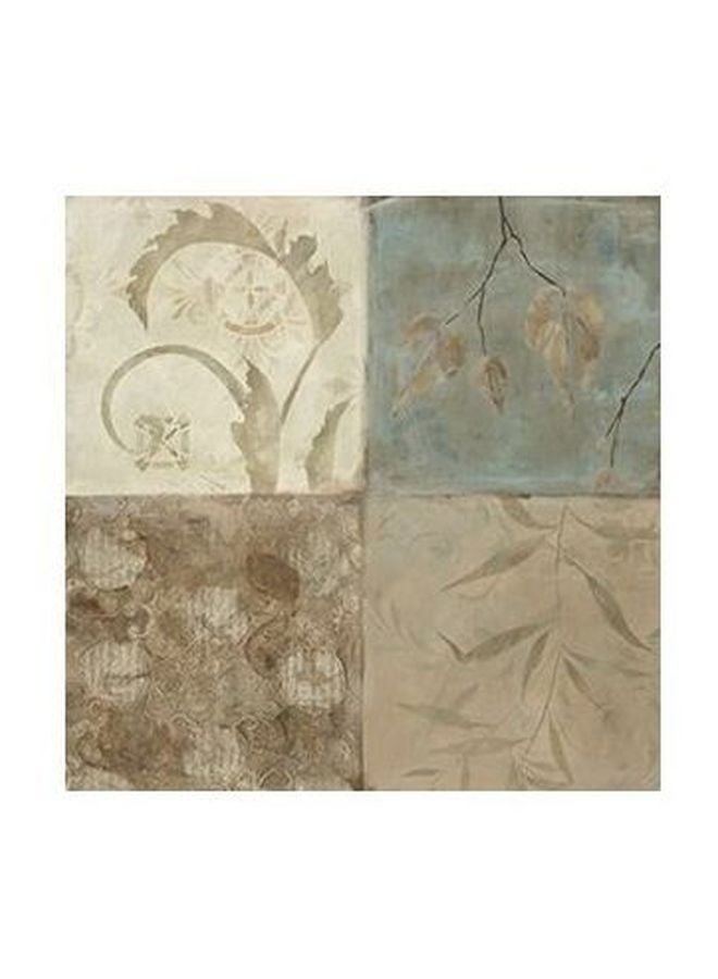 Decorative Wall Painting With Frame Multicolour 15x15cm