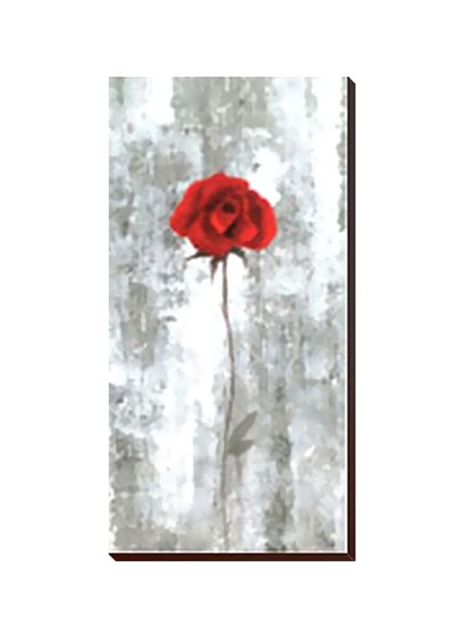 PHOTOBLOCK Decorative Wall Poster With Frame Red/Grey 45x13cm