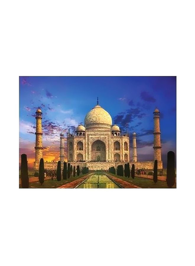 بوستر حائط للتزيين أزرق/أبيض/أصفر 18x24سم