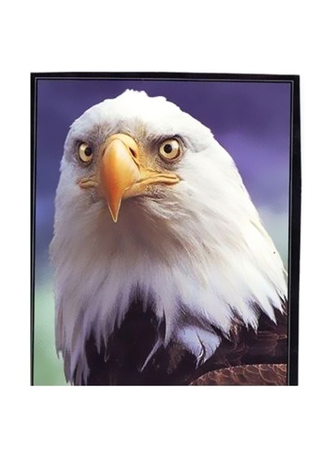 PHOTOBLOCK Decorative Wall Poster White/Blue/Yellow 45x31cm