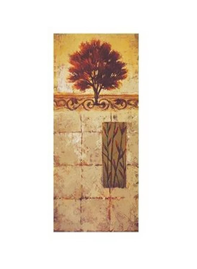 فوتو بلوك بوستر حائط للتزيين بني\ ذهبي \بيج 24x18سم